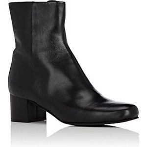Barney’s New York Leather Side-Zip Ankle Boots